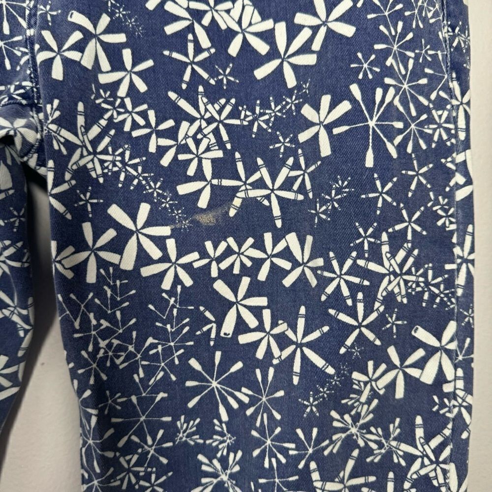 Vineyard Vines blue floral pants size 2 - Picture 4 of 5